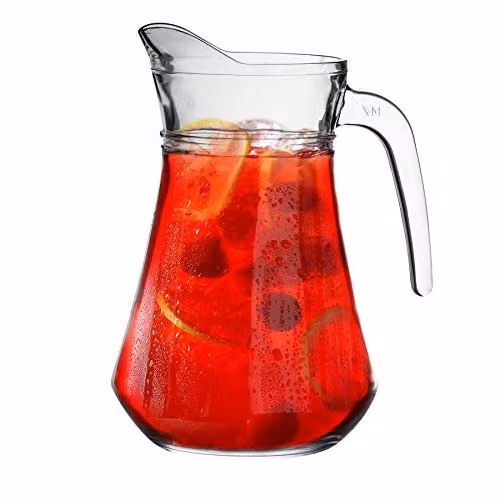 Argon Tableware Brocca Glass Water Jug, 1.5 l, Transparent