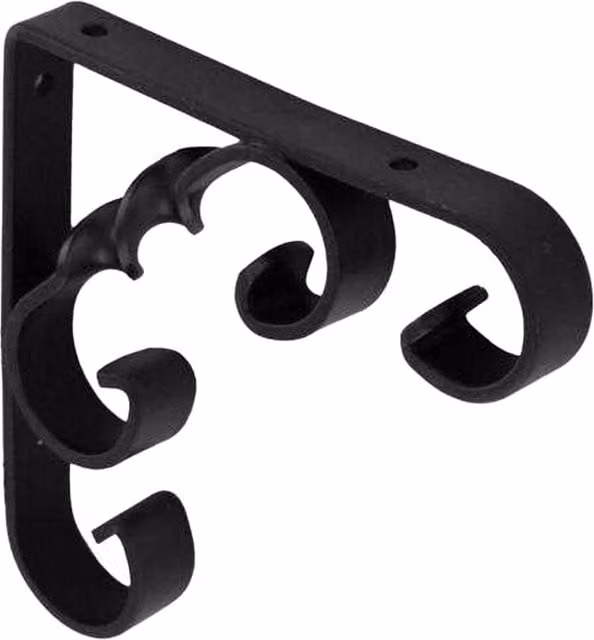 Securit Scroll Angle Bracket in Black