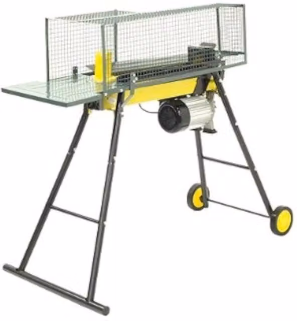 The Handy Platinum 2200W 7 Ton Electric Log Splitter with Stand in Dark Grey – 1