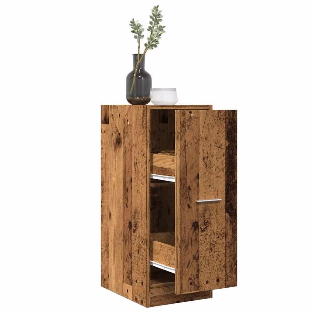 Berkfield Home Apothecary Cabinet in Brown Old Wood, W/D/H: 30 x 41 x 77.5 cm – 2
