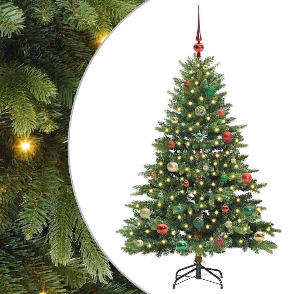 Berkfield Home Artificial Green Christmas Tree with 150 LEDs, Height: 150 cm – 2