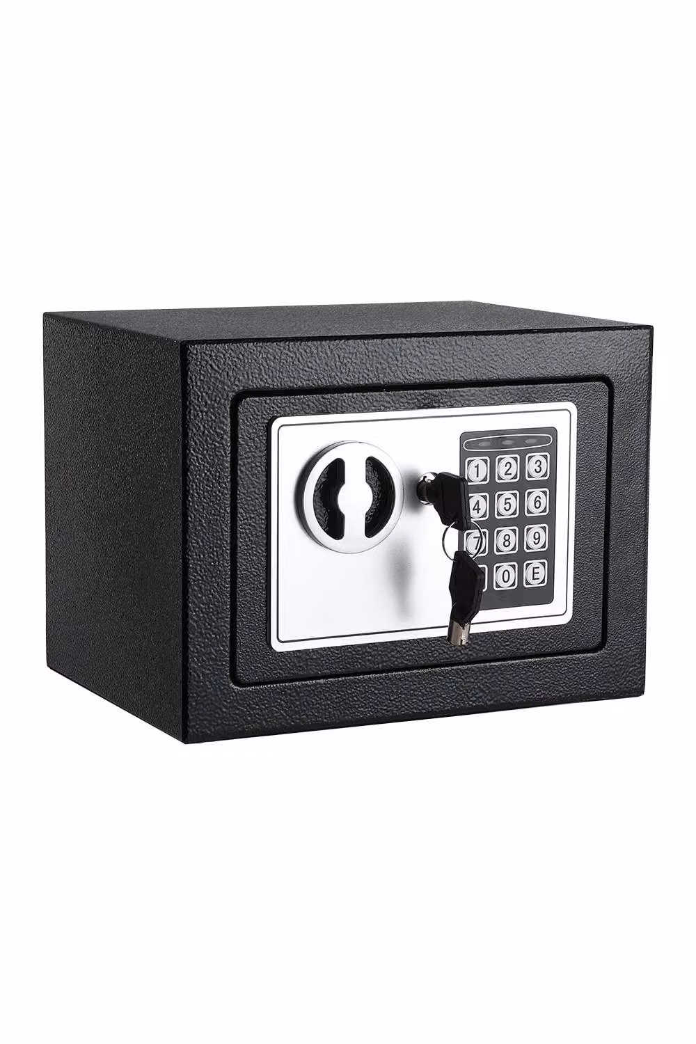 H&O Direct Mini Steel Security Safe Box with Mechanical Password Lock, 6L Capacity, Black – 3