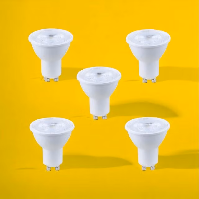 Lighting Legends ProVision GU10 LED Spotlight Bulbs 5W, Warm White, Pack of 5