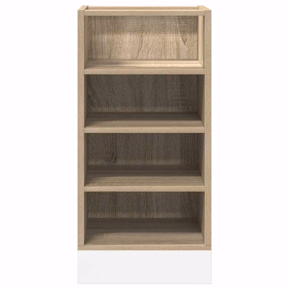 Berkfield Home Sonoma Oak Base Unit in Beige, W: 40 cm, D: 44.5 cm, H: 81.5 cm – 2