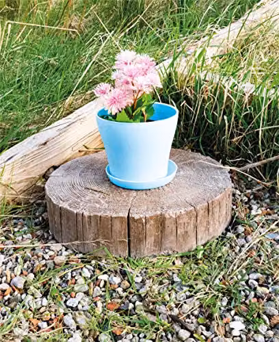 St Helens Blue Plastic Plant Pot, Diameter: 16 cm, Height: 12.5 cm – 2