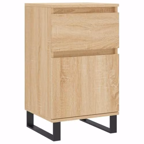 vidaXL Modern Sideboard in Oak Brown, W/D/H: 40 x 35 x 70 cm