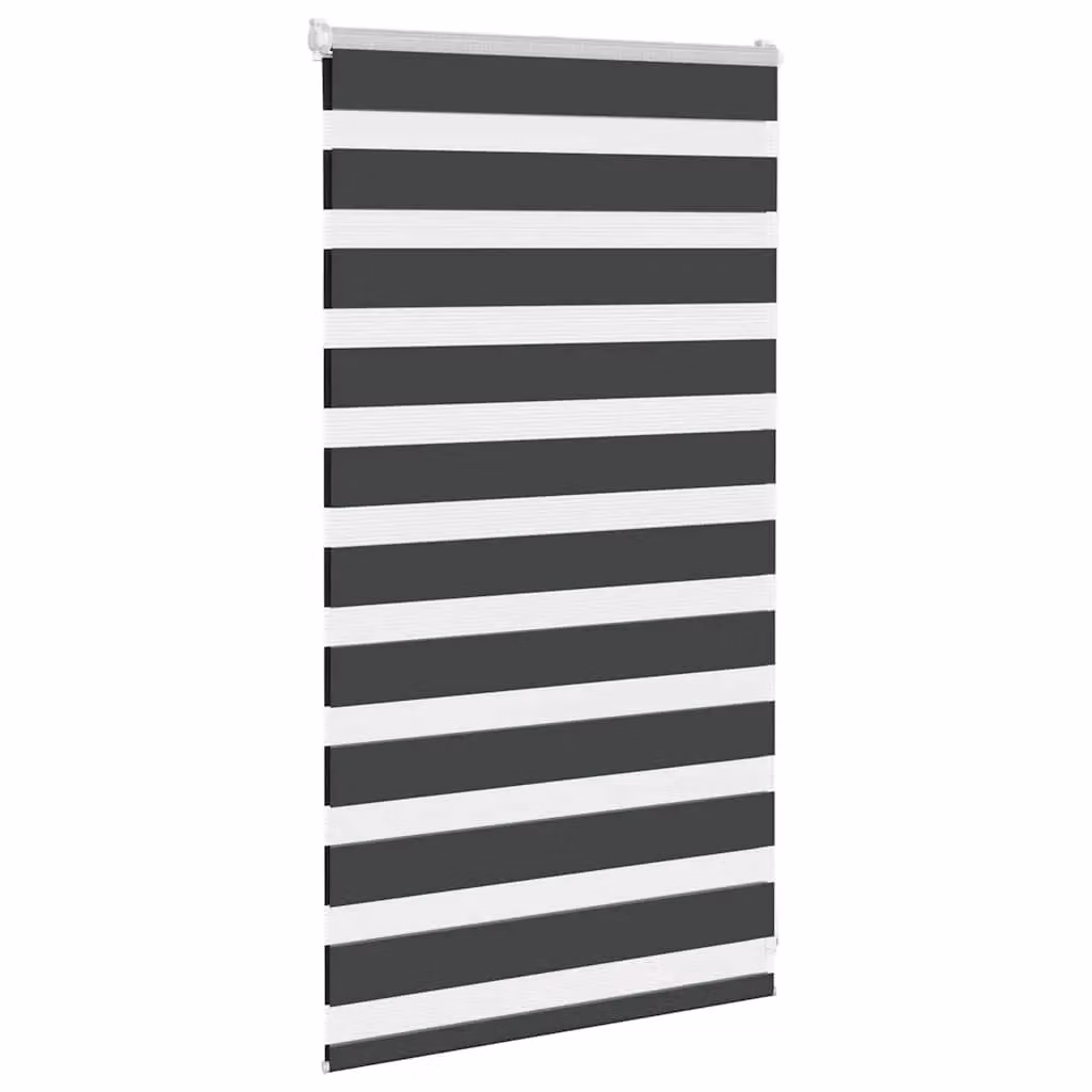 Berkfield Home Black Zebra Day and Night Blind, W: 70 cm, H: 100 cm – 3