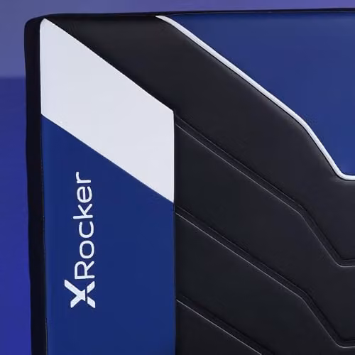 X Rocker Cerberus MKII Gaming Upholstered Bed Frame in Blue for Kids and Teens, W/D/H: 120 x 190 x 24.5 cm – 4