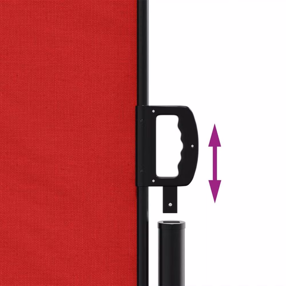 Berkfield Home Retractable Single Side Awning in Red, W/H: 600 x 220 cm – 3