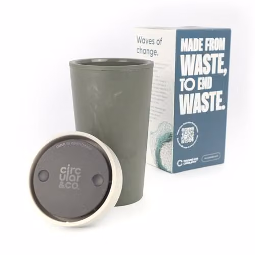 Circular & Co Reusable Coffee Mug in Grey, 355ml – 2