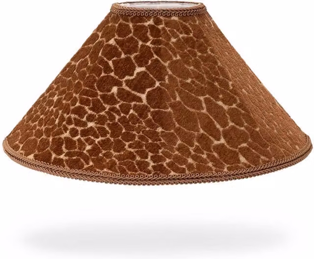 House of Hackney MARA Jacquard Romily Cone Lampshade in Brown