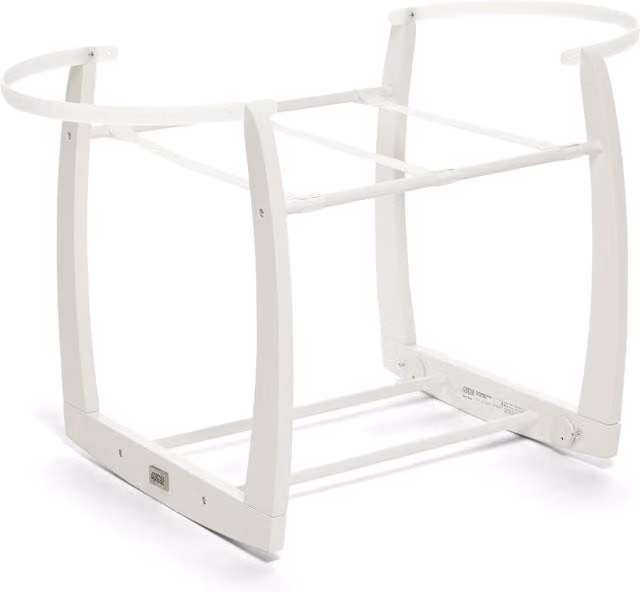 Mamas & Papas Rocking Moses Basket Stand in White