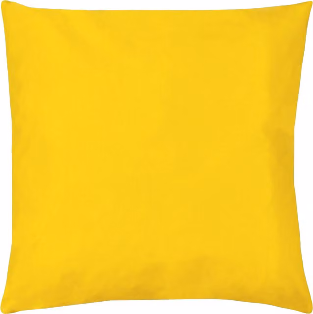 Simple Outdoor Square Cushion in Yellow, W/D/H: 43 x 43 x 43 cm