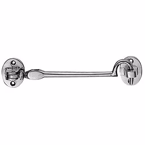 Loops Heavy Duty Cabin Hook and Eye in Polished Chrome, 30.5 cm Arm