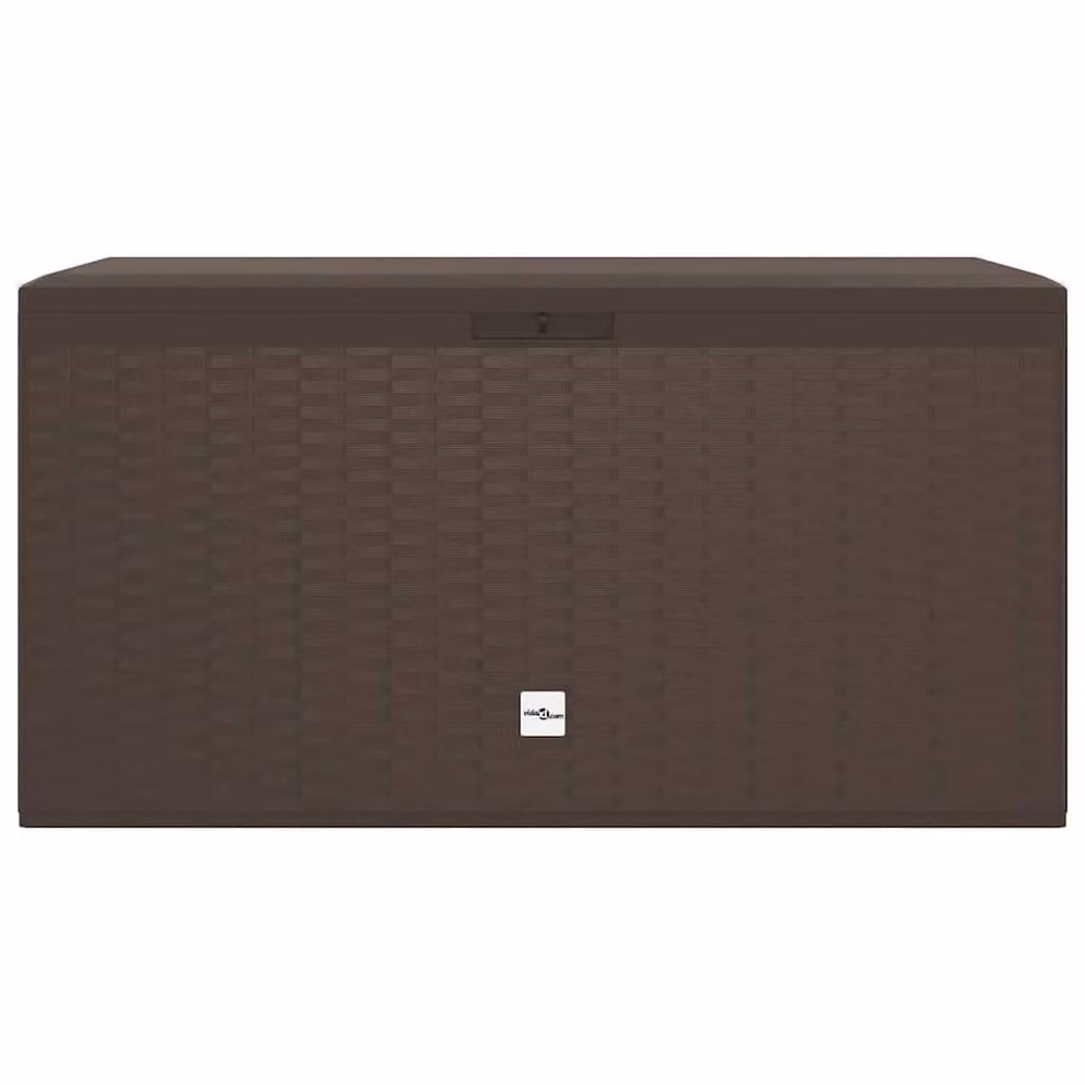 Berkfield Home Garden Storage Box in Brown, W/D/H: 114 x 47 x 60 cm – 4