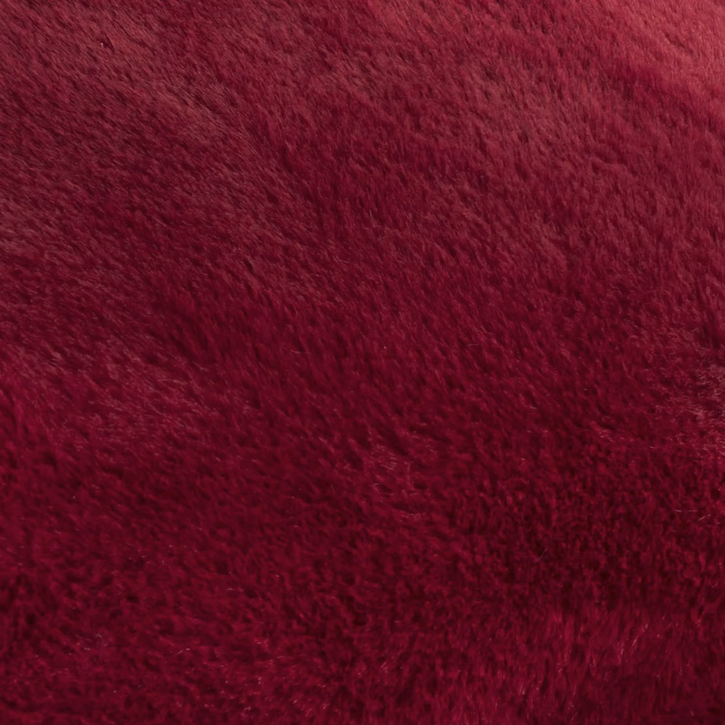 Furn Kallu Reversible Faux Fur Decorative Cushion in Red or Pink, W/D/H: 45 x 45 x 45 cm – 5