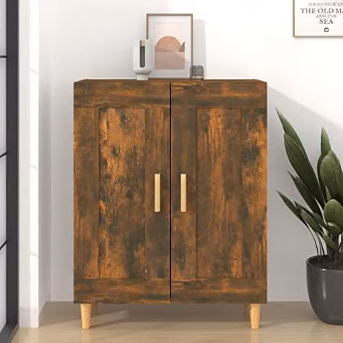 vidaXL Sideboard in Smoked Oak, Brown, W/D/H: 69.5 x 34 x 90 cm – 2