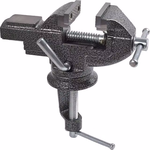 Kelvenix Mini Vice Clamp for Workbench and Table Desks in Black