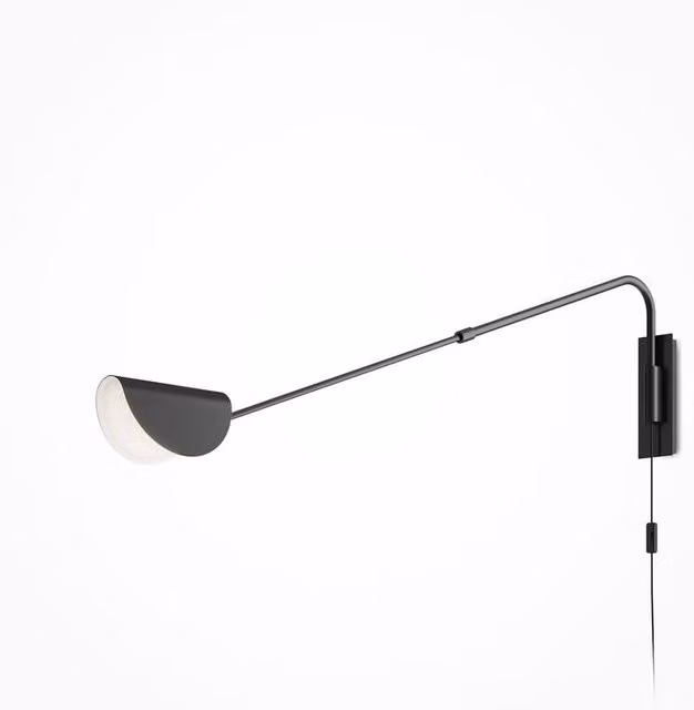 Maytoni Mollis Modern Black Metal Wall Lamp with G9 Socket