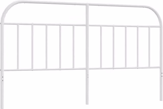 Berkfield Home Classic Metal Headboard, White, 180 cm – 1