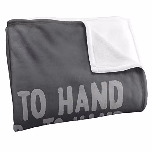 LOGOVISION Mortal Kombat Klassic Goto Hand To Hand Kombat Super Soft Silky Feel Fleece Blanket, Multicolour and Grey, W: 91.44 cm, D: 147.32 cm – 2