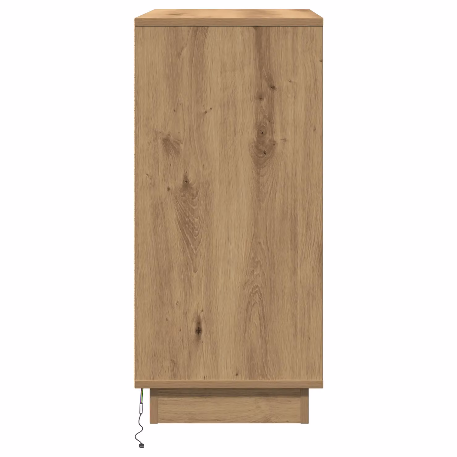 Berkfield Home Bedside Cabinet with Integrated LED in Artisan Oak Brown, W: 71 cm, D: 34.5 cm, H: 75 cm – 3