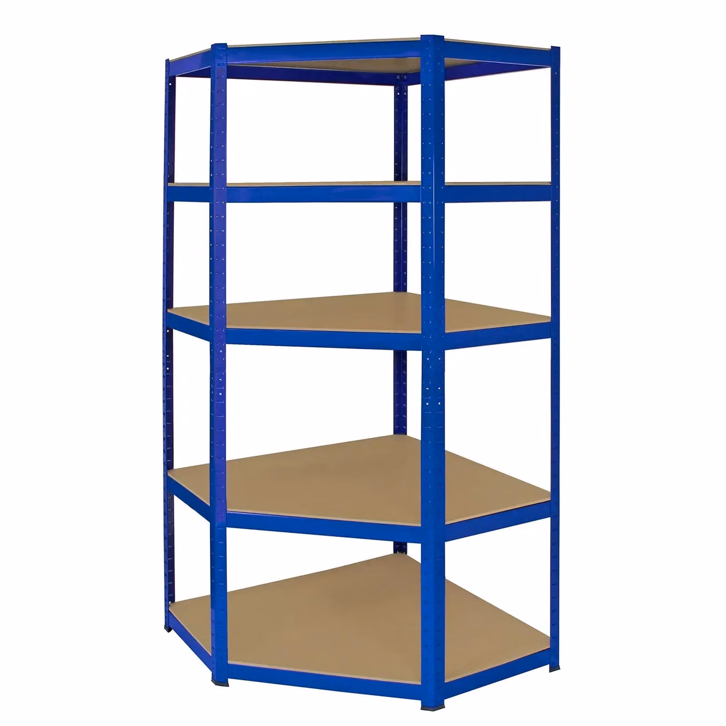 Monstershop T-Rax Corner Storage Shelf Unit, Blue, W/D/H: 90 x 45 x 180 cm – 2