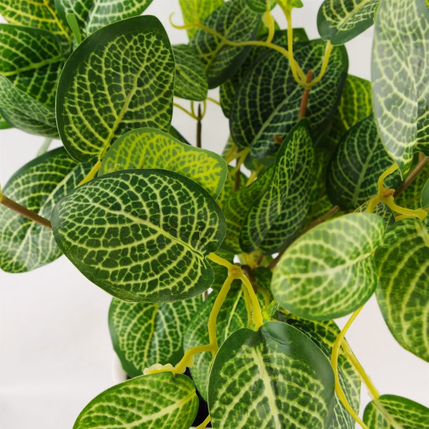 Leaf Design UK Realistic Potted Artificial Pothos Plant in Green and Black, Height: 40 cm – 4