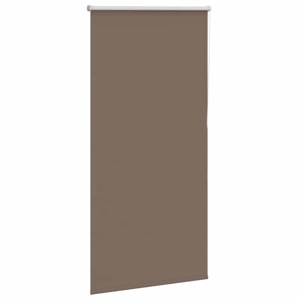 Berkfield Home Blackout Roller Blind in Brown Polyester, W: 70 cm, H: 130 cm – 2