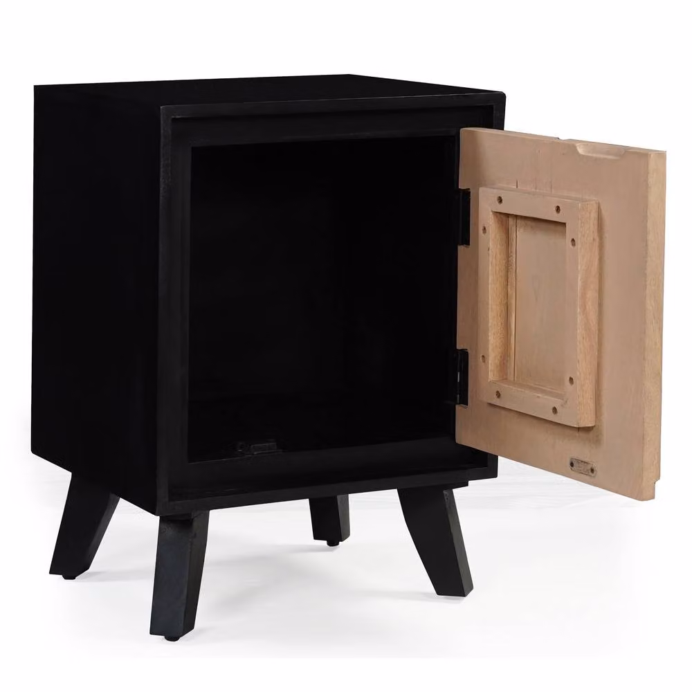 IH Design Dusk Mango Wood Bedside Table in Tan – 4
