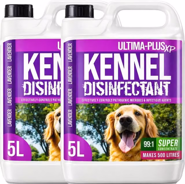 ULTIMA-PLUS XP Kennel Kleen Disinfectant Cleaner, Sanitiser and Deodoriser, Lavender, 10 l