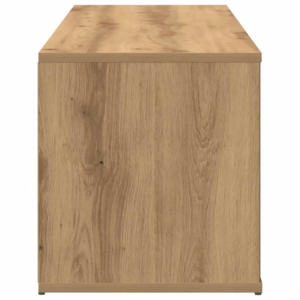 Berkfield Home Artisan Oak TV Cabinet in Brown, W/D/H: 120 x 34 x 37 cm – 4