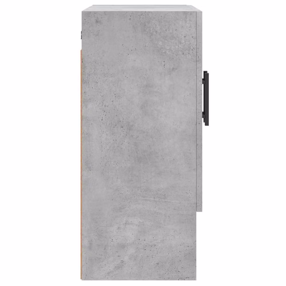 Berkfield Home Wall Mounted Cabinet in Concrete Grey, W: 60 cm, D: 31 cm, H: 70 cm – 3