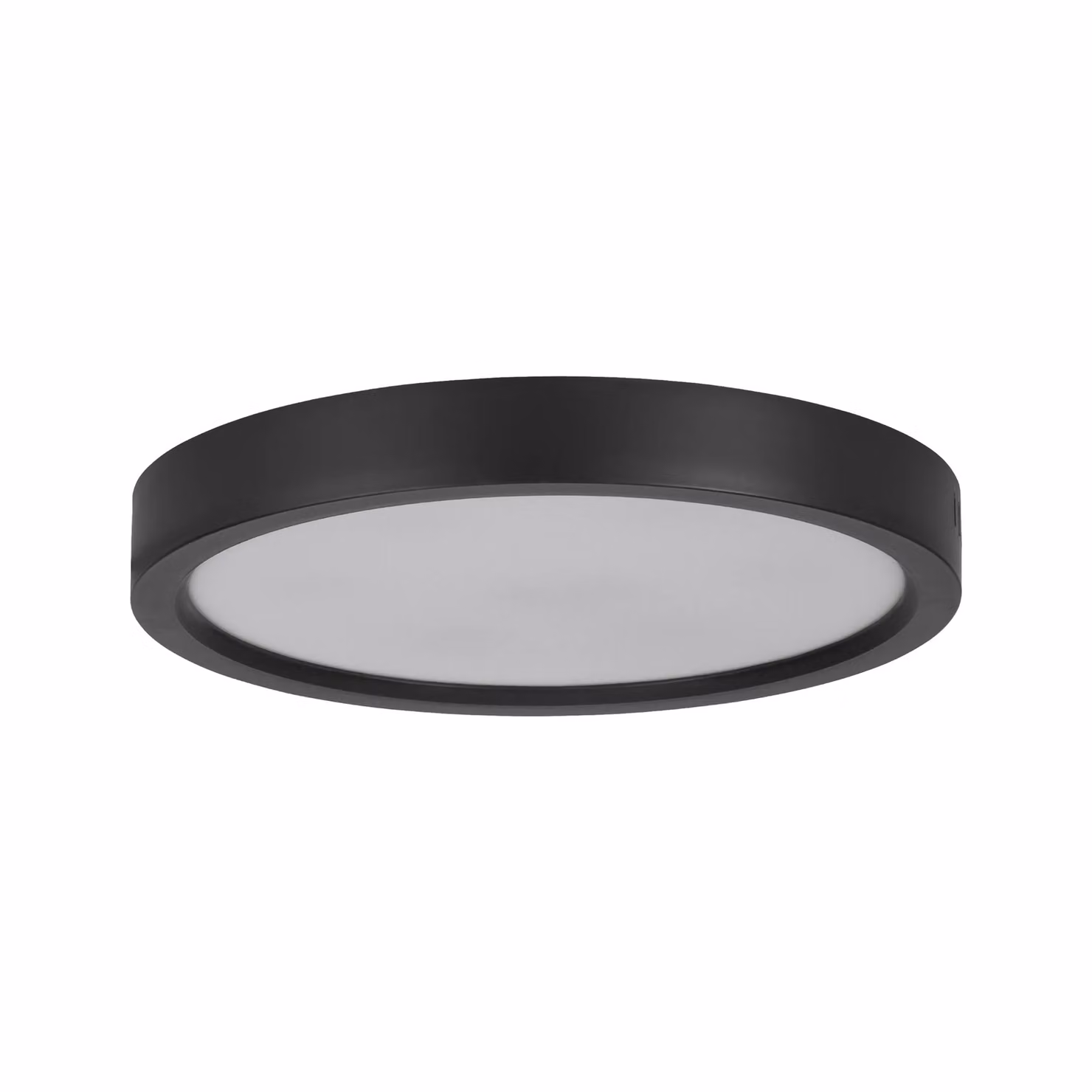 Eglo Basic Idun-E Black Round Glass Ceiling Light – 2