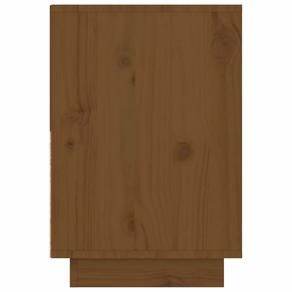 Berkfield Home Beautiful Bedside Cabinets, 2 Piece, Honey Brown, W/D/H: 60 x 34 x 51 cm – 6