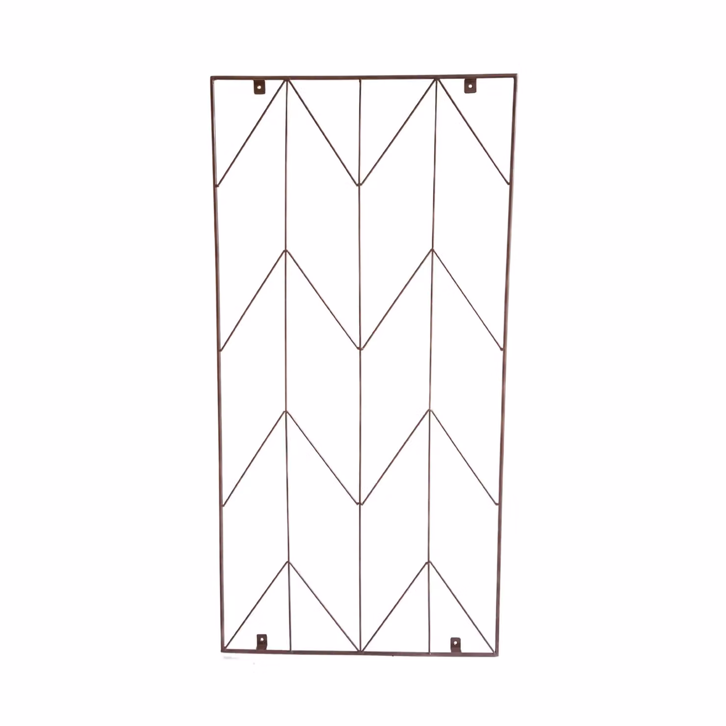 Ivyline Outdoor Herringbone Trellis in Bronze, H120 x W60 cm – 2