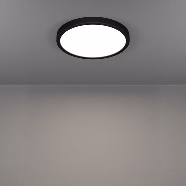 Eglo Fueva 6 Black LED Ceiling Light, Diameter: 27 cm