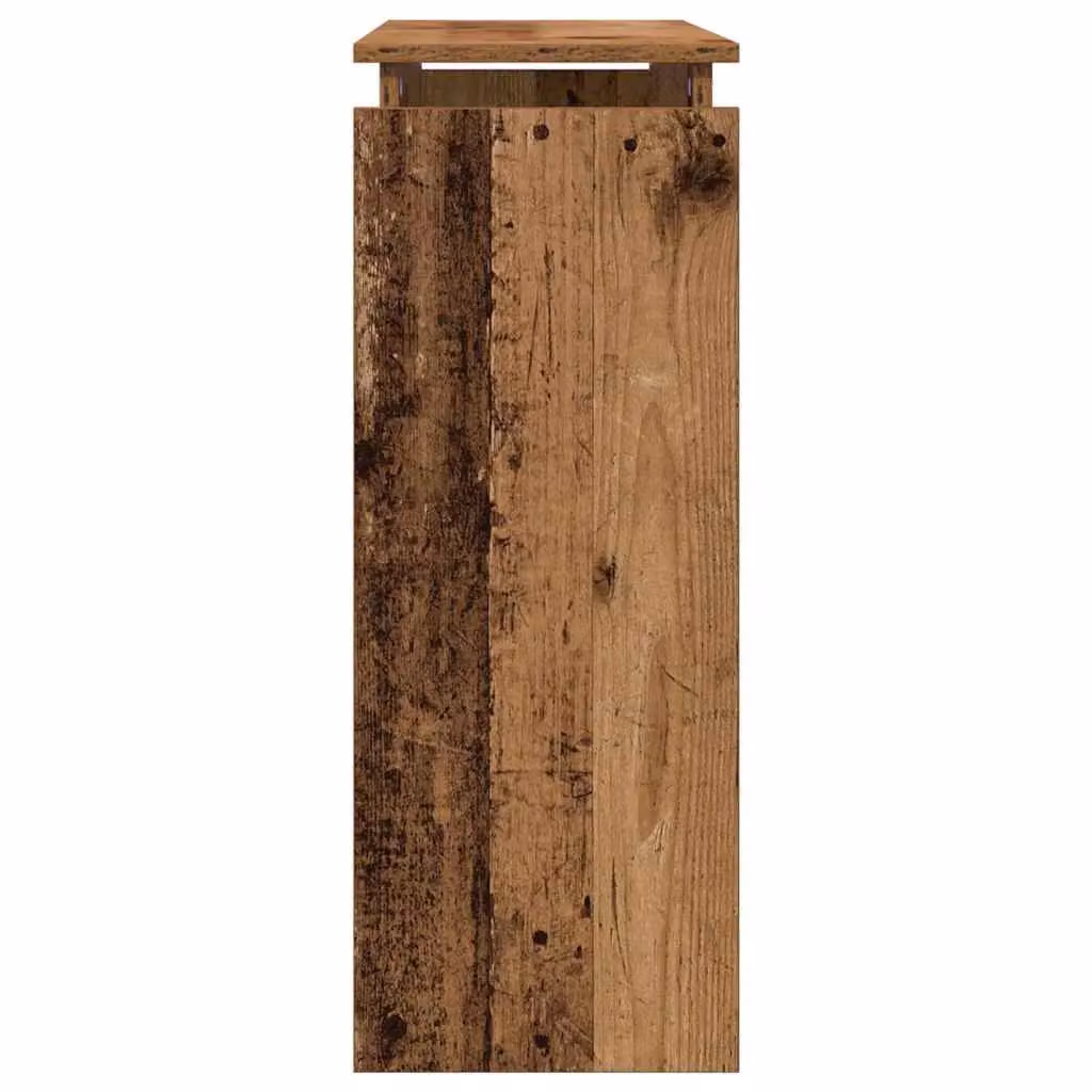 Berkfield Home Rustic Brown Console Table, W/D/H: 80 x 30 x 80 cm – 3
