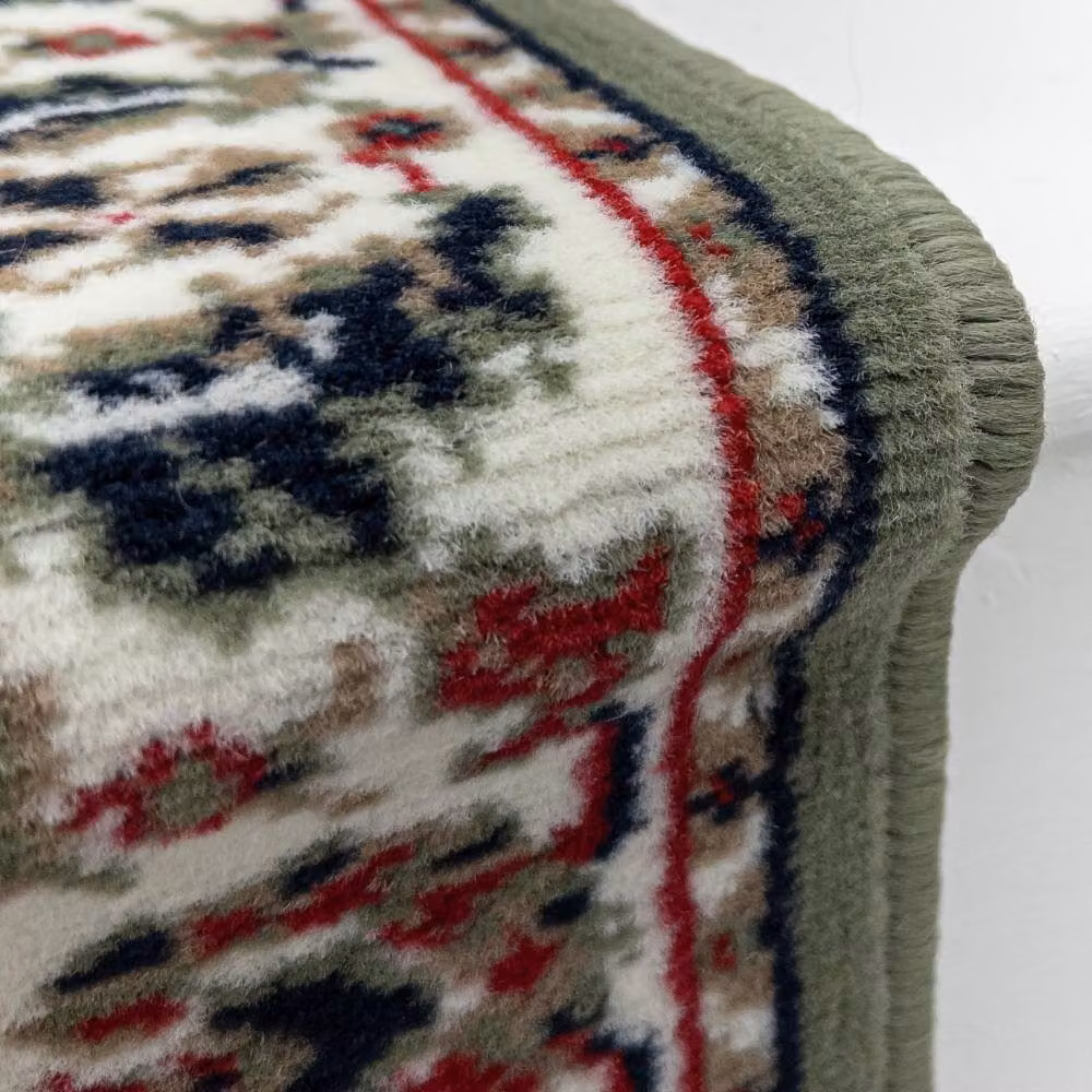 runrug Traditional Green Stair Runner Carpet, W: 60 cm, L: 660 cm – 3