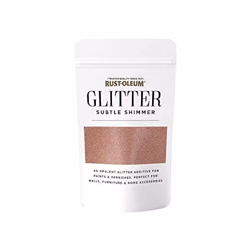 Rust-Oleum Glitter Subtle Shimmer Rose Pink Water Based 70g
