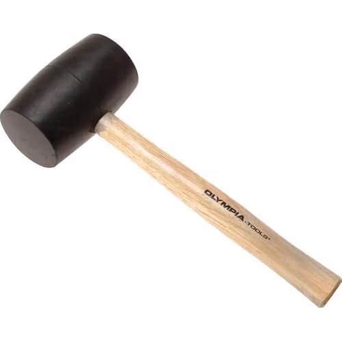 Olympia Tools Soft Rubber Mallet in Black