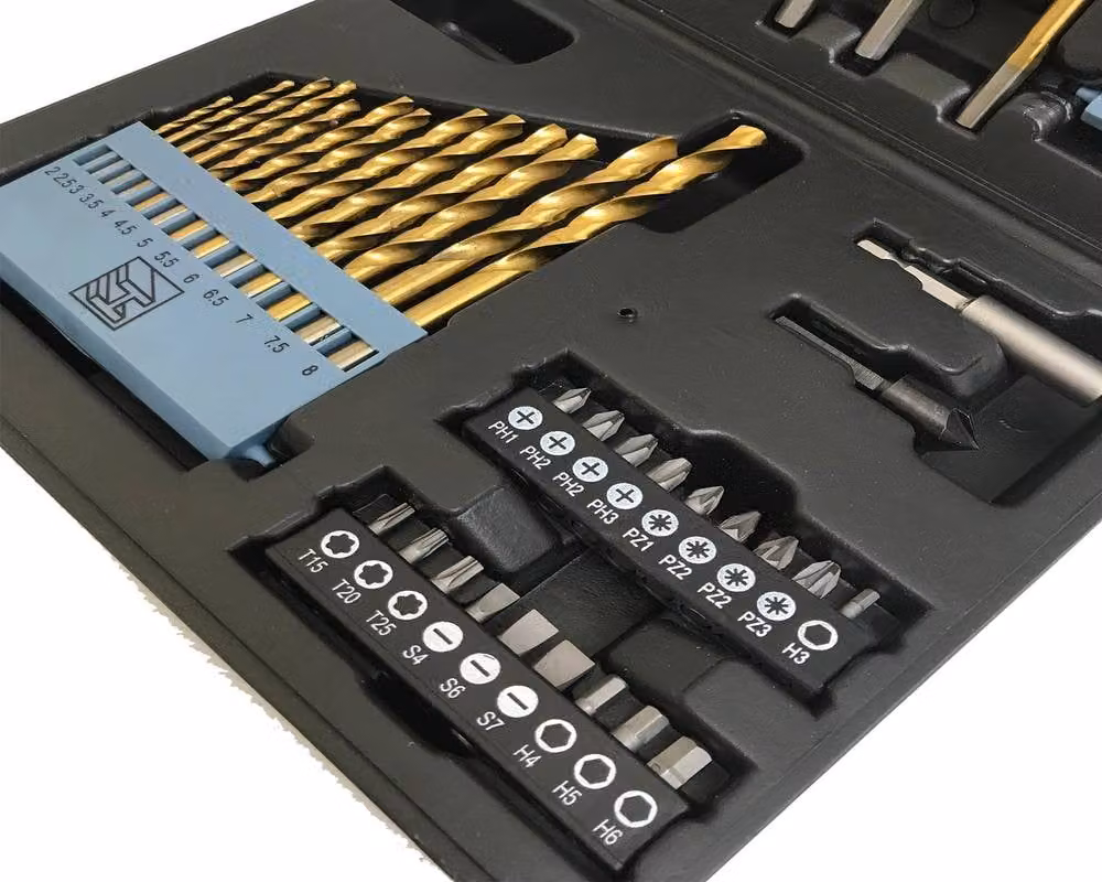 Lumberjack 46 Piece HSS Drill and Screwdriver Bit Set in Black and Multicolour – 11