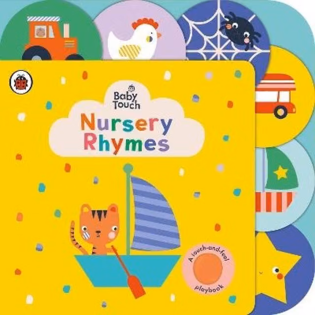 Ladybird Baby Touch Nursery Rhymes Multicolour Touch-and-Feel Board Book