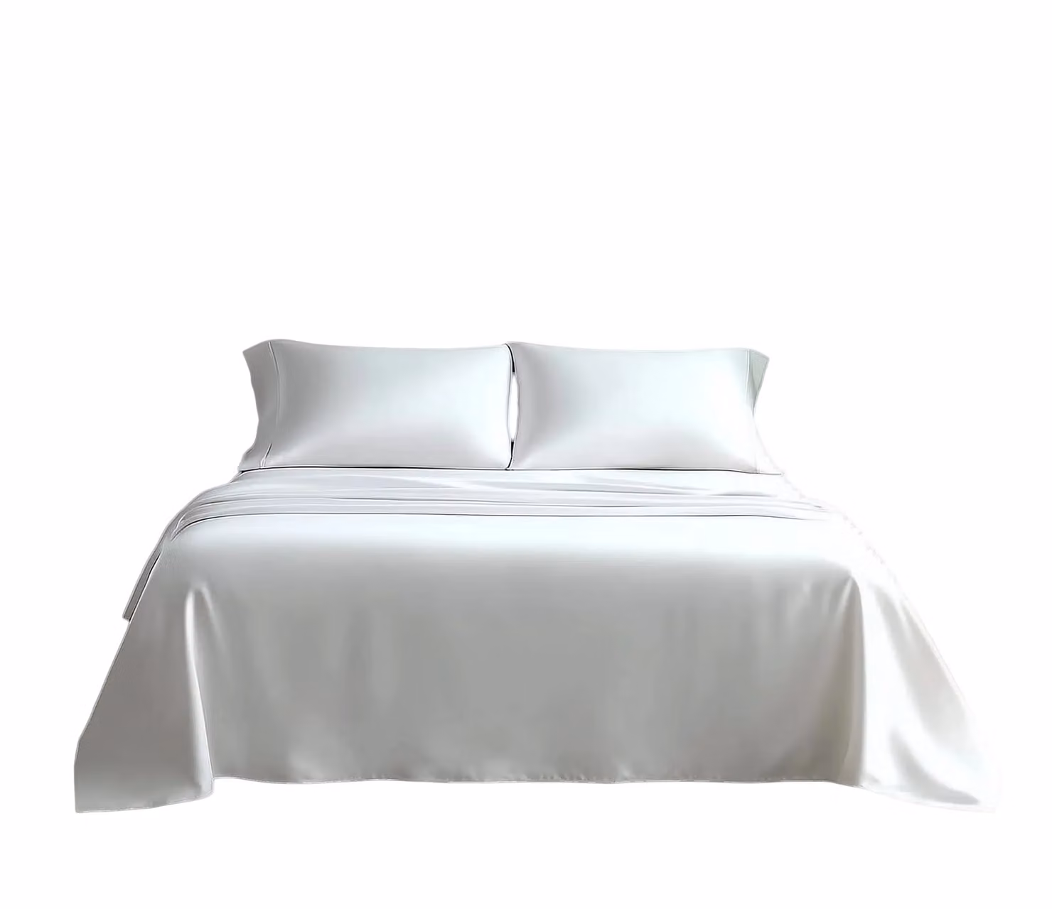 Home Sweet Home UK Microfibre Single Flat Sheet, White, W/D/H: 90 x 190 cm – 2