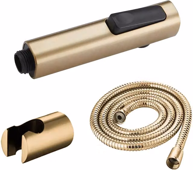 Nes Home Brushed Gold Bidet Sprayer Handheld Nozzle