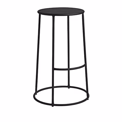 netfurniture Misalorian 75 High Stool in Black Matt Metal – 2