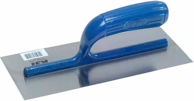 R.S.T. Lightweight Finishing Plasterers Trowel with Blue Plastic Handle