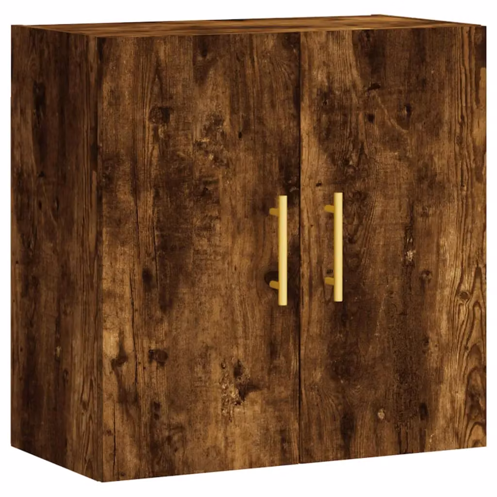 Berkfield Home Smoked Oak Wall Cabinet in Brown, W/D/H: 60 x 31 x 60 cm – 2