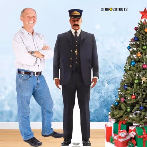 Star Cutouts SC4379 Polar Express Conductor Cardboard Cutout for Christmas Parties and Events – 3