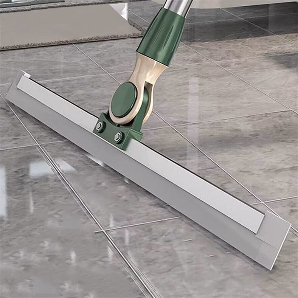Nordara Heavy Duty Floor Squeegee with Rubber Wiper Blade and Scraper, Silver, W: 100 cm x D: 100 cm x H: 100 cm – 2
